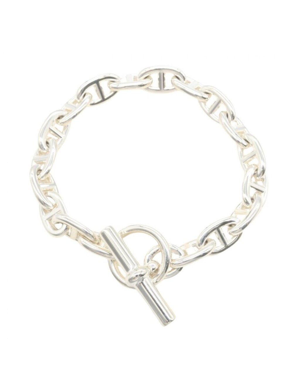 Hermes Bracelet Chaine D'ancre PM 18 Links 925 Sterling Silver
